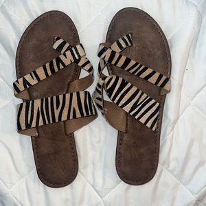 Cheetah sandals